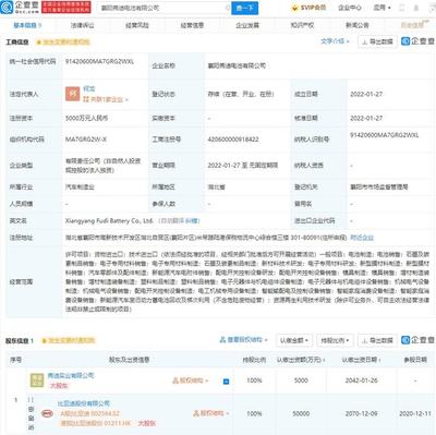 比亞迪在襄陽成立全資動力電池公司，布局新型膜材料制造